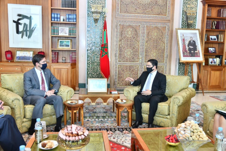 Rabat : accord de coopération militaire avec le chef du Pentagone