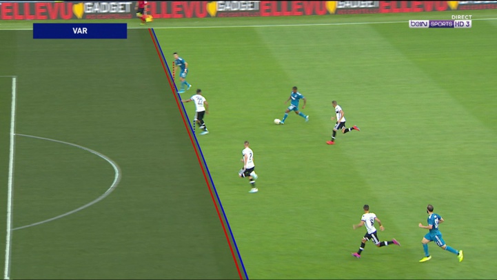 Arbitrage national : La VAR se renforce par la ligne virtuelle du hors-jeu