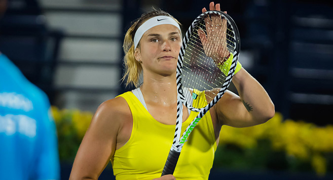 Tennis : À Abu Dhabi...one, two, three for Sabalenka