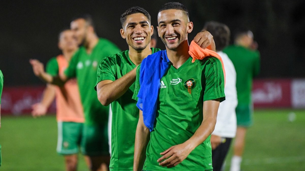Valeur marchande de nos professionnels :  Hakimi 3ème africain, Ziyech 5ème