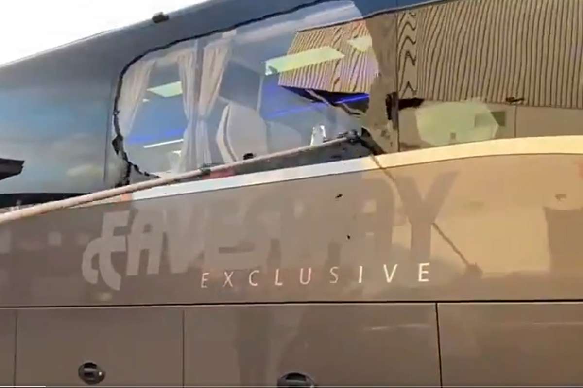 Ligue des Champions :  Le bus du Real attaqué par des hooligans !