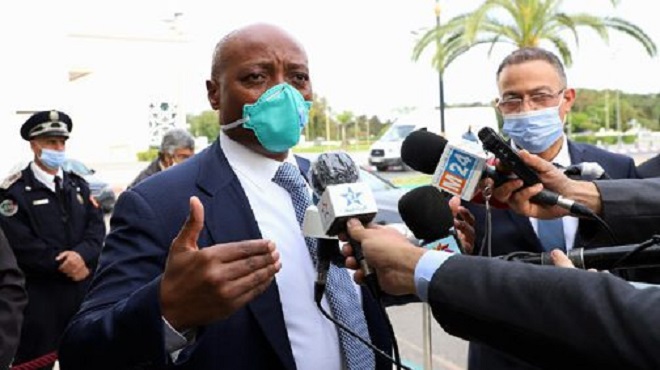 Le président de la CAF en visite au Maroc : "Le modèle marocain de formation et d'infrastructures est à partager"