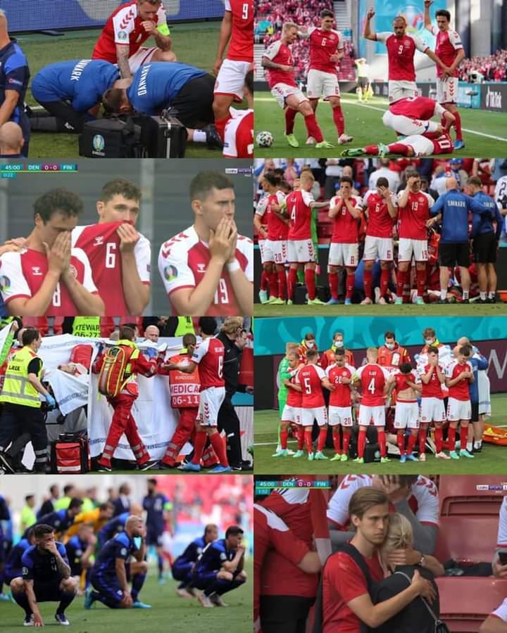 Euro 2020 : Danemark-Finlande interrompu provisoirement suite au grave malaise du Danois Christian Eriksen