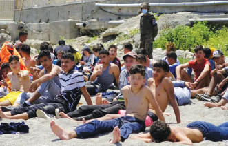 Migration: 1.128 mineurs marocains toujours à Sebta