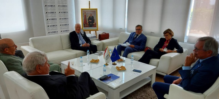Pacte de Modernisation du Commerce et l’Investissement : L’ASMEX reçoit l’Ambassadeur de l’UE au Maroc