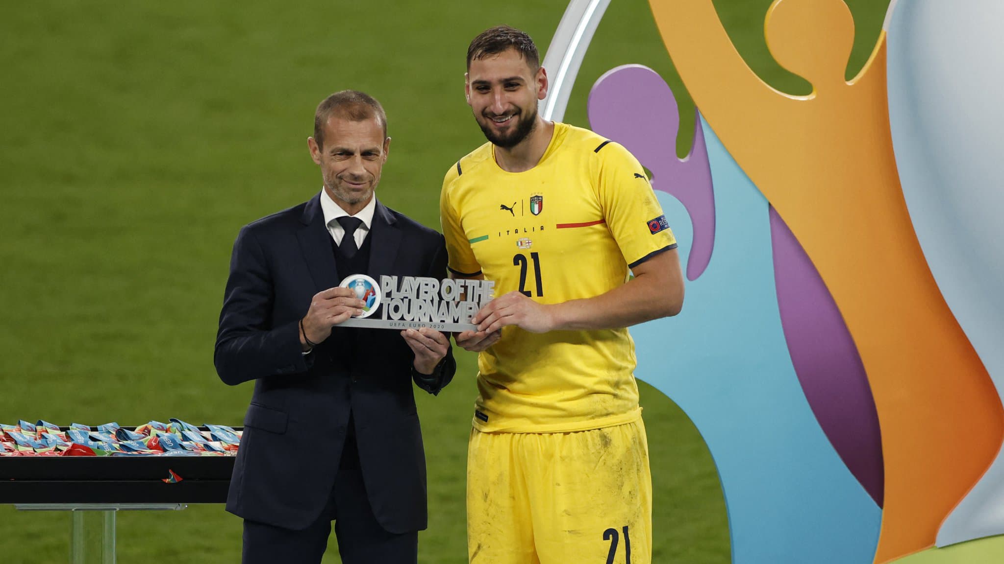 Les distinctions individuelles de l’UEFA :Donnarumma,  Rolando et Pedri