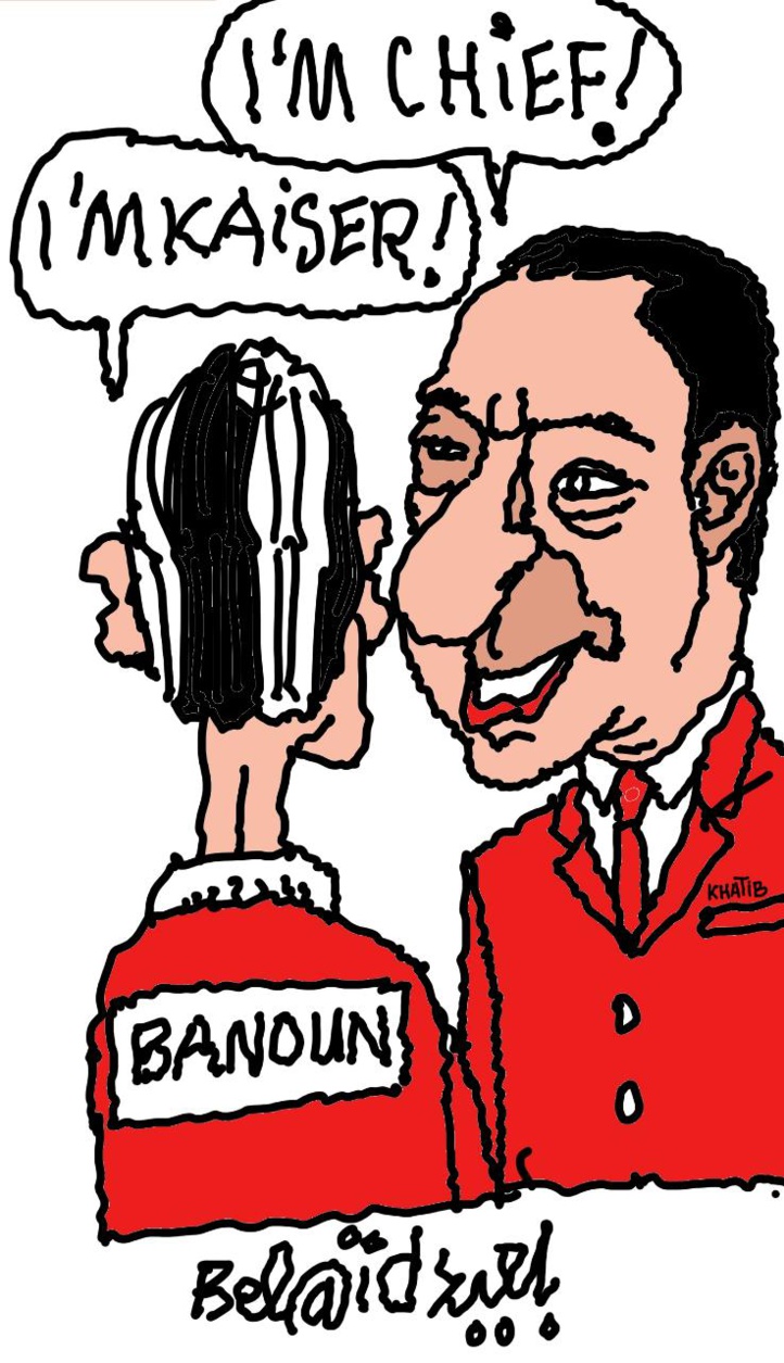 Finale de la Champions League d'Afrique Al Ahly-Kaiser Chiefs, ce samedi à Casablanca /  Mahmoud Al Khatib au siège de président, Badr Banoun ambassadeur marocain