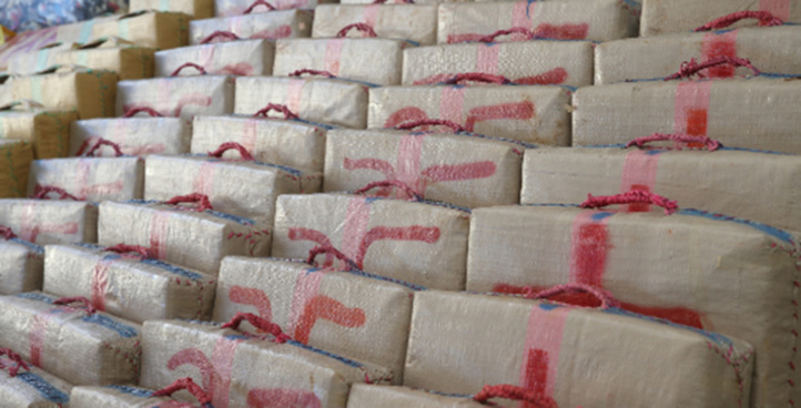 Nador: mise en échec d’une tentative de trafic de 290 kg de chira, un individu interpellé