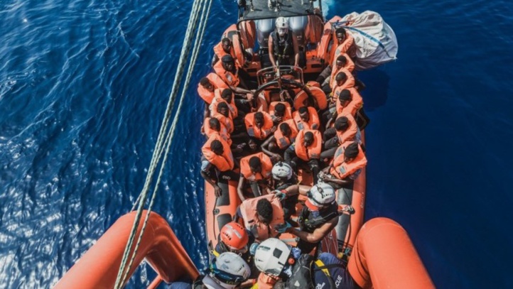 Méditerranée : 129 migrants secourus par l’Ocean Viking