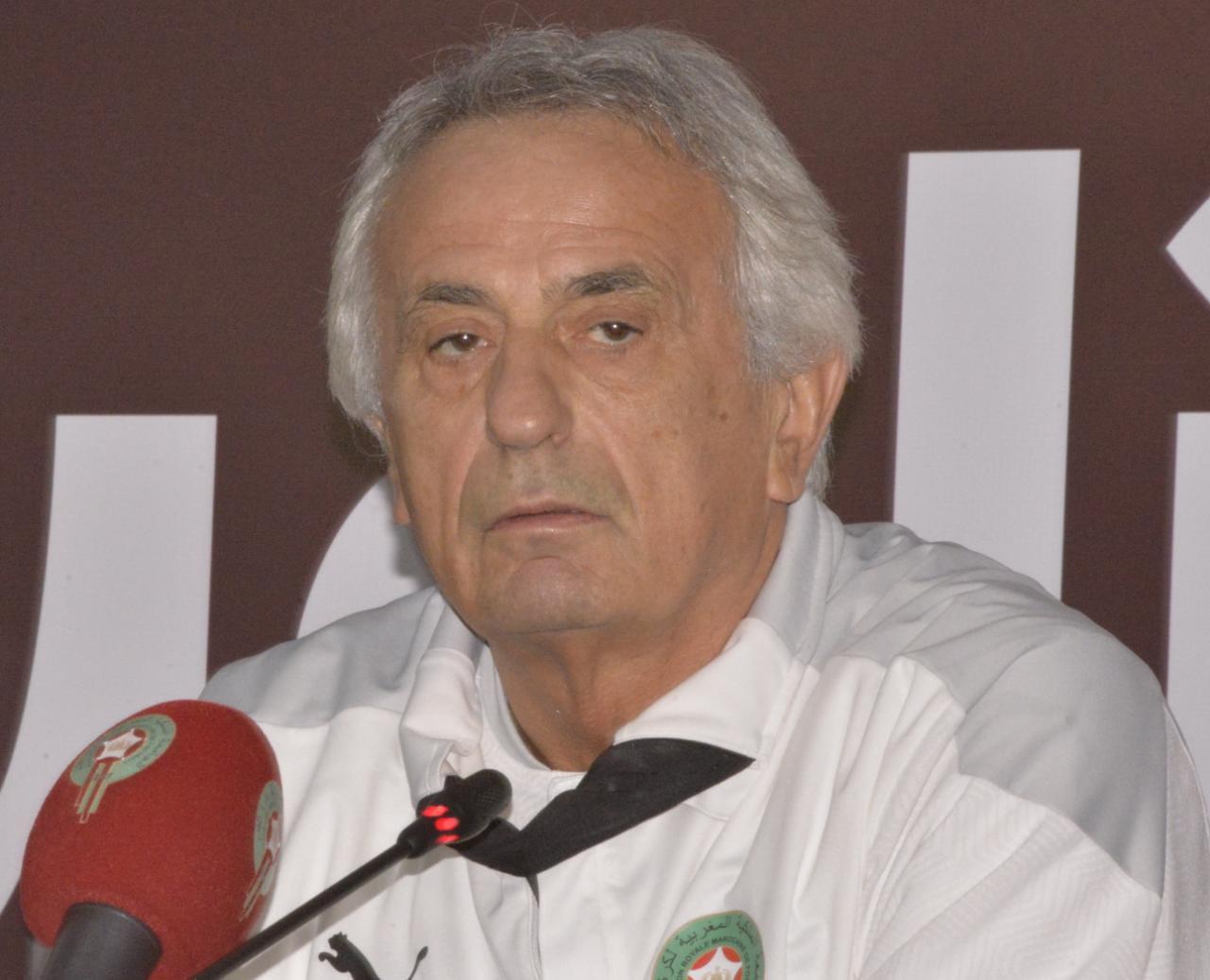 Vahid Halilhodzic en conférence de presse d’avant-match Soudan-Maroc: « L’équipe nationale est au-dessus de tout le monde »