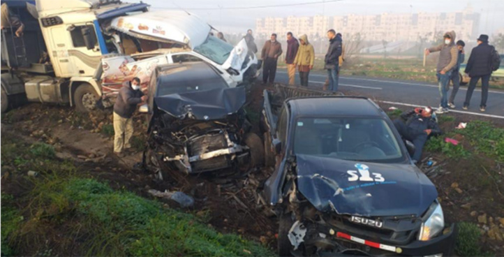 Accident horrible à Kenitra : un mort et 37 blessés dans une collision impliquant 20 voitures