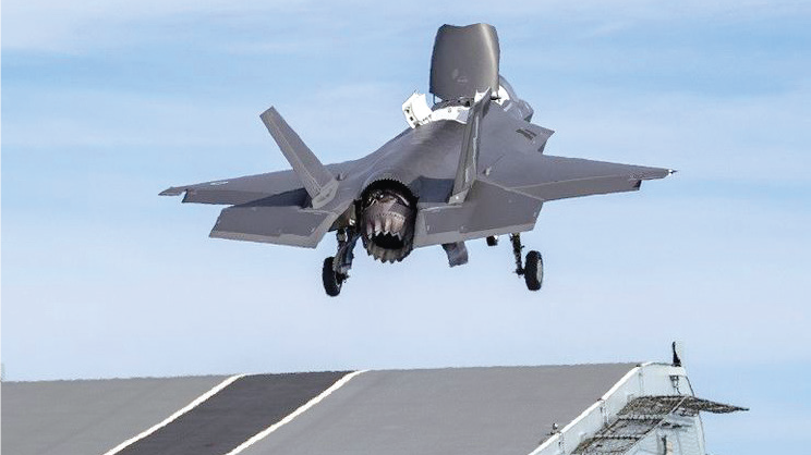 Crash : Chute d’un F-35 britannique en Méditerranée