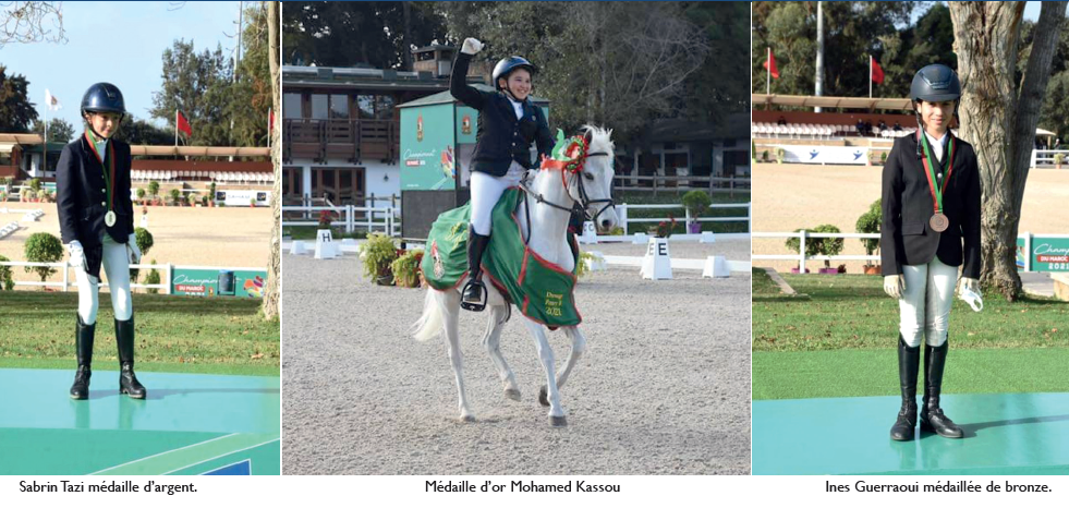 Equitation / Championnat du Maroc de dressage : Distinction de jeunes cavaliers et cavalières