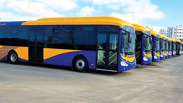 Entrée en service des bus Made in Morocco à Kénitra