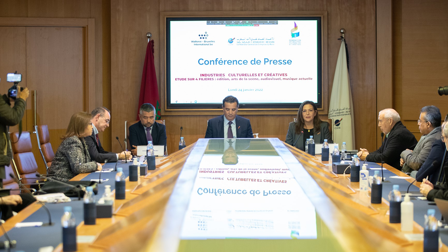 Présentation à la CGEM des conclusions d'une étude sur les industries culturelles et créatives