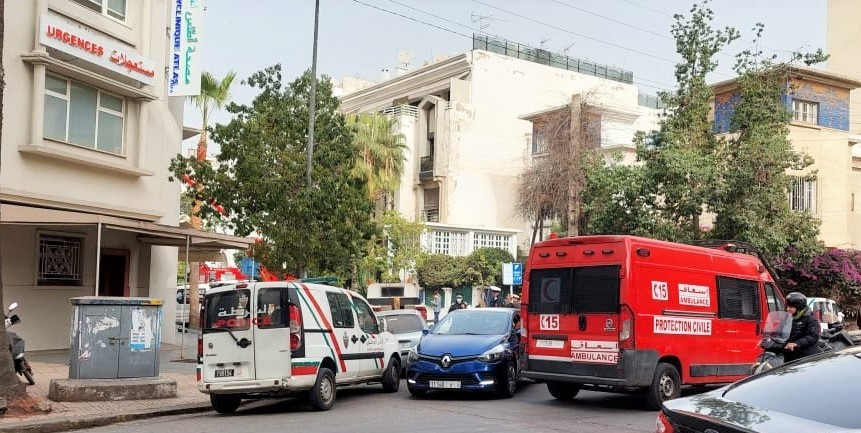 Casablanca : Incendie dans la polyclinique Atlas