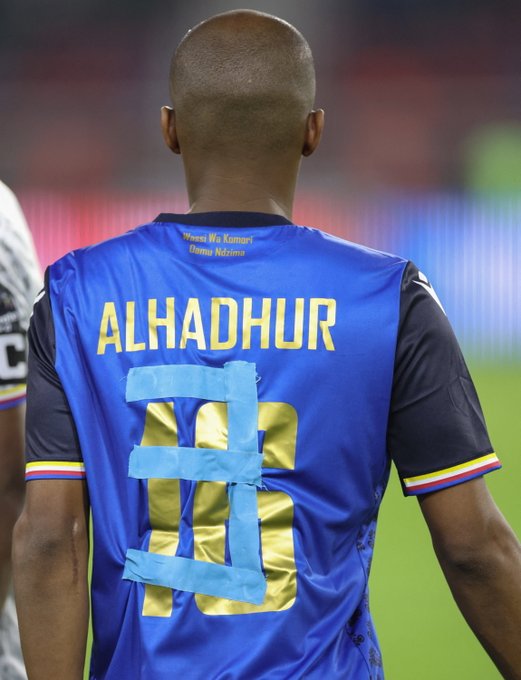 Post-CAN : Le maillot du “latéral-gardien de but” des Comores mis en vente aux enchères !