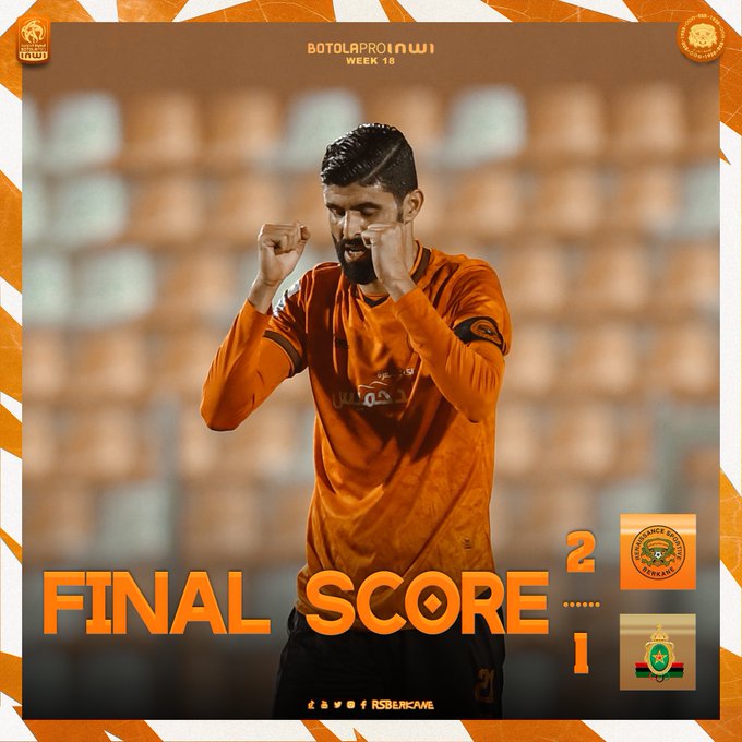 Botola /18e journée : La RSB vainqueur de l’AS FAR (2-1)