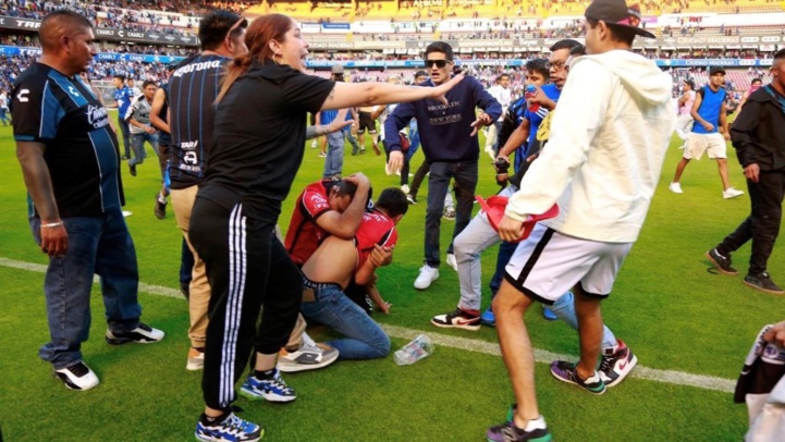 Violence :  22 blessés dont 2 graves lors d’un match de football au Mexique co-organisateur du Mondial 2026