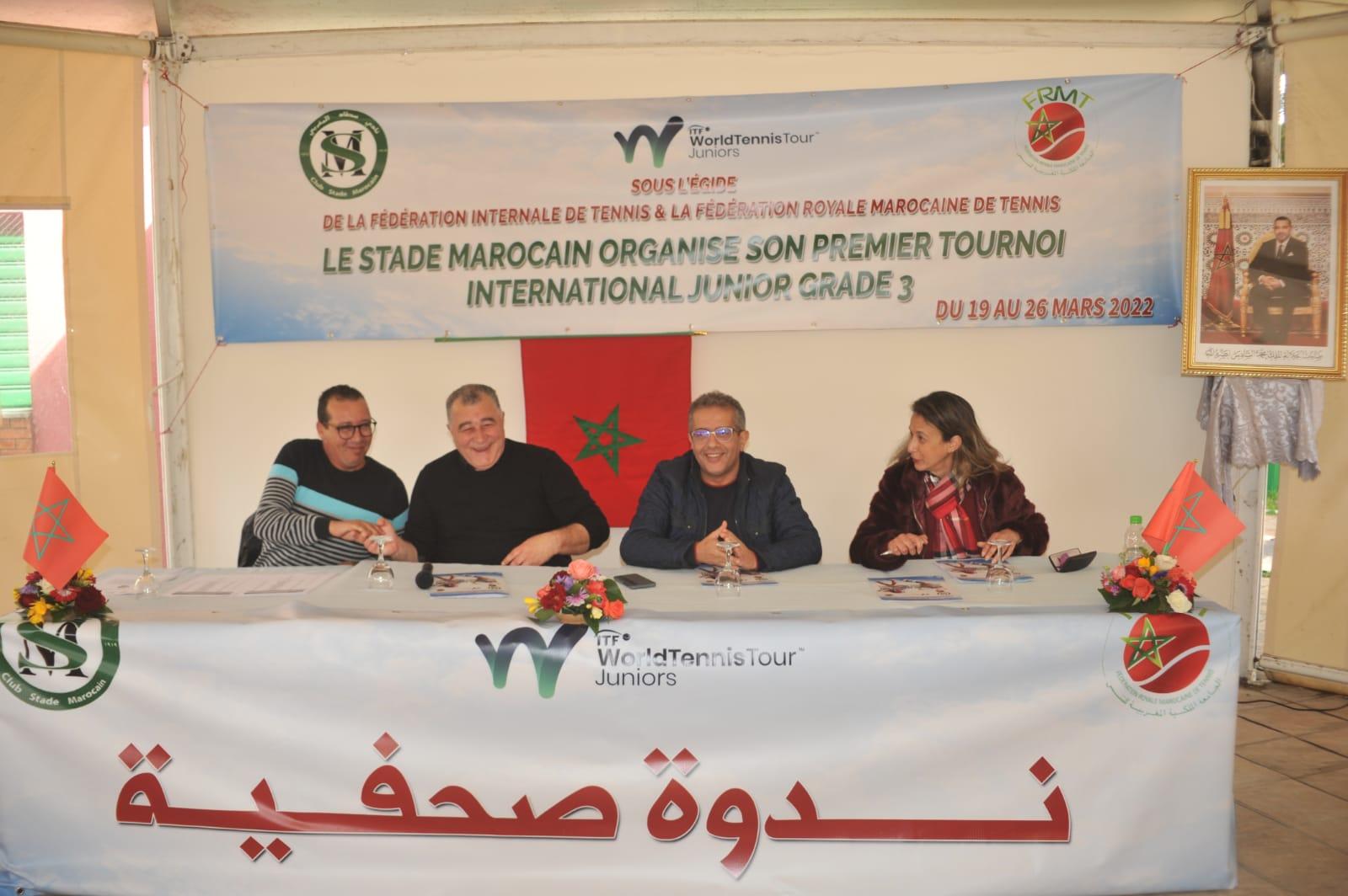 Tennis / Tournoi juniors du Stade Marocain: Participation de plus 100 joueurs de 31 pays