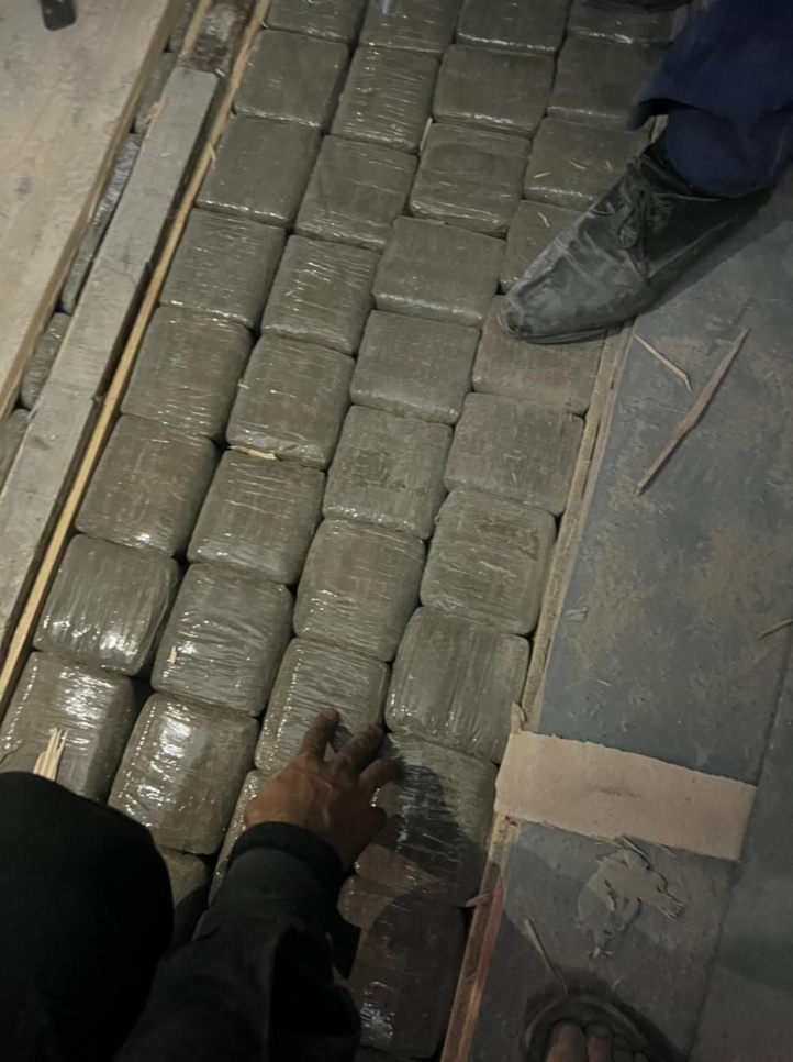 El Guerguerat : saisie d'une tonne et 273 kilogrammes de haschisch