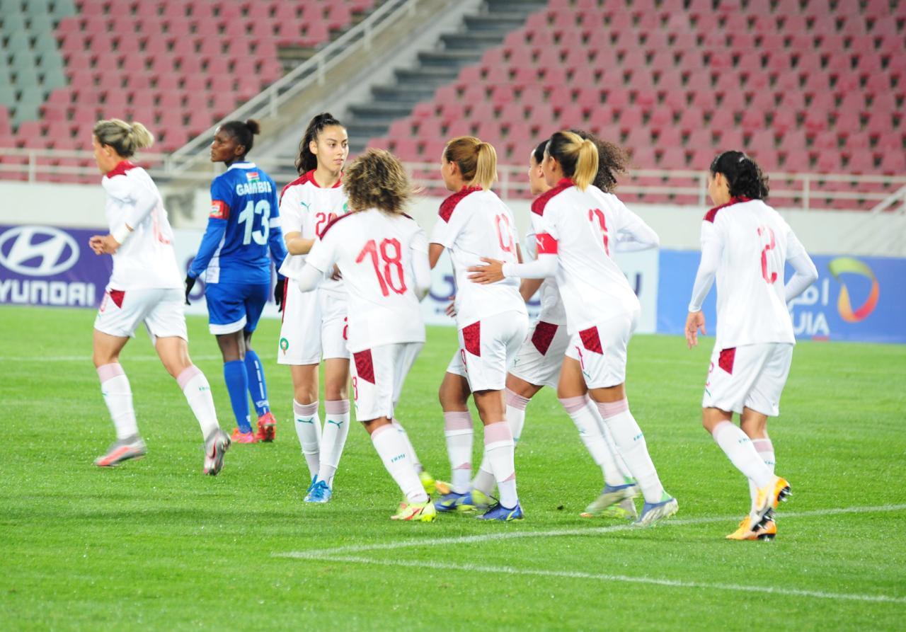 CAN Féminine Maroc 2022 : Les Lionnes de l’Atlas  ‘’dévorent’’   les Gambiennes en amical (6-1) !