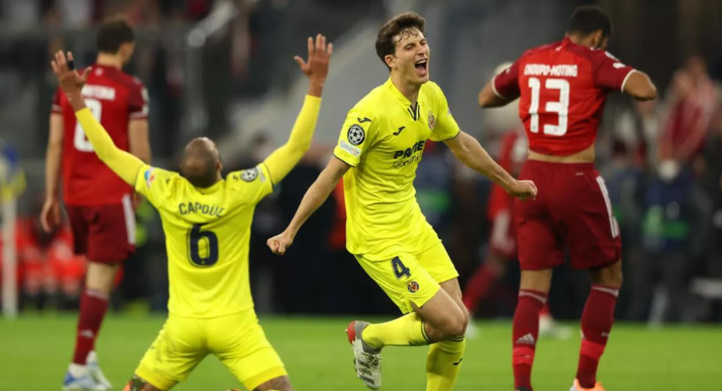 Ligue des champions UEFA : Villarreal surprend le Bayern et rejoint la demi-finale (1-0 et 1-1)