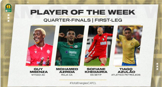 Ligue des champions / Quarts de finale ‘’aller’’ : Zrida ‘’Meilleur joueur’’ devant Mbenza