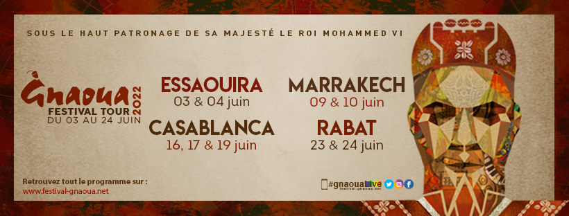 Gnaoua Festival Tour : Voici le programme détaillé de cette année
