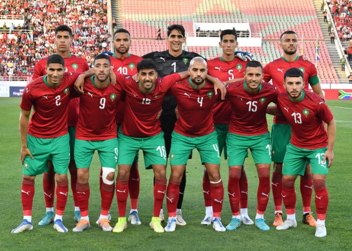 Éliminatoires de la CAN 2023 : La rencontre Maroc-Afrique du Sud en images
