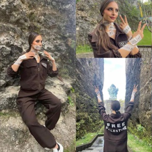 Autre forme de militantisme : Miss Palestine parade en uniforme des prisonniers palestiniens