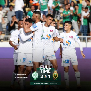 Botola Pro D1 : 29e journée / RCA-AS FAR (2-1) : Le Raja…un vainqueur malheureux!