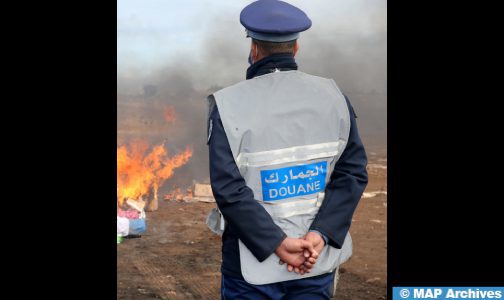 Rabat-Salé-Kénitra: Destruction par incinération d'une importante quantité de drogues
