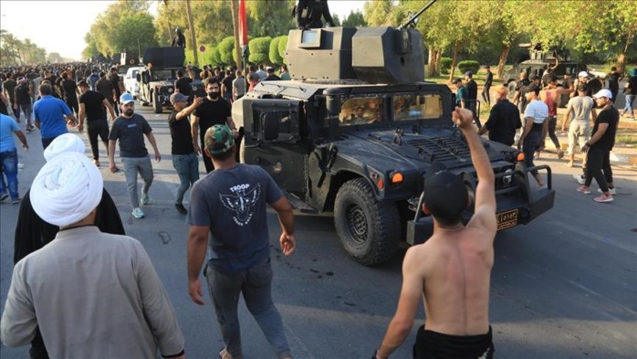 Irak : La «zone verte» à Bagdad sous vive tension