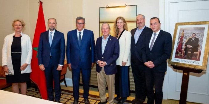 Climat : Aziz Akhannouch rencontre le milliardaire américain Michael Bloomberg