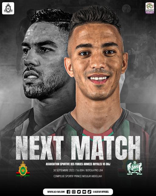 Botola Pro D1 / 4ème journée : FAR-DHJ et SCCM-RCA en ouverture ce vendredi