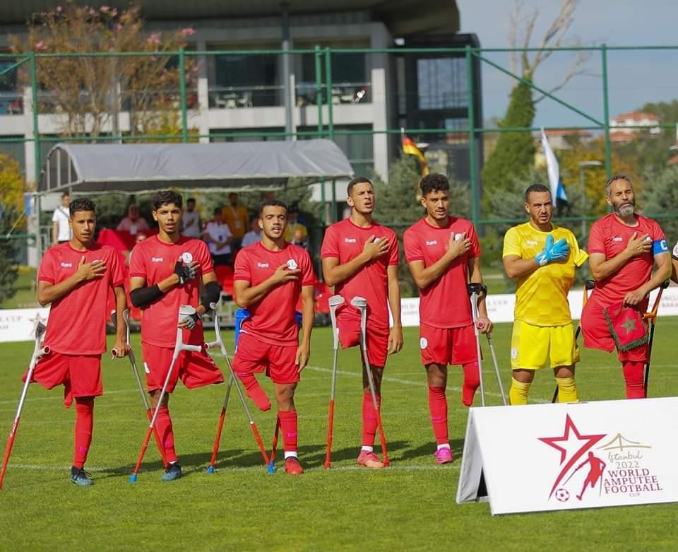 Mondial de football pour amputés : L'équipe nationale rencontrera l'Argentine aux huitièmes de finale