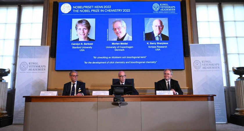 Le Nobel de chimie à un trio américano-danois, dont un rarissime double Nobelisé Sciences et technologies