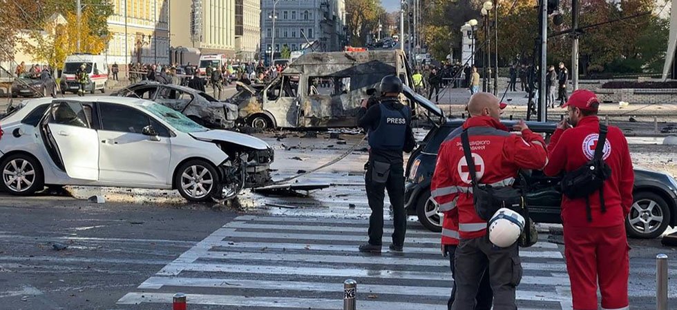 Guerre en Ukraine : Une série d’explosions à Kiev et dans d’autres villes