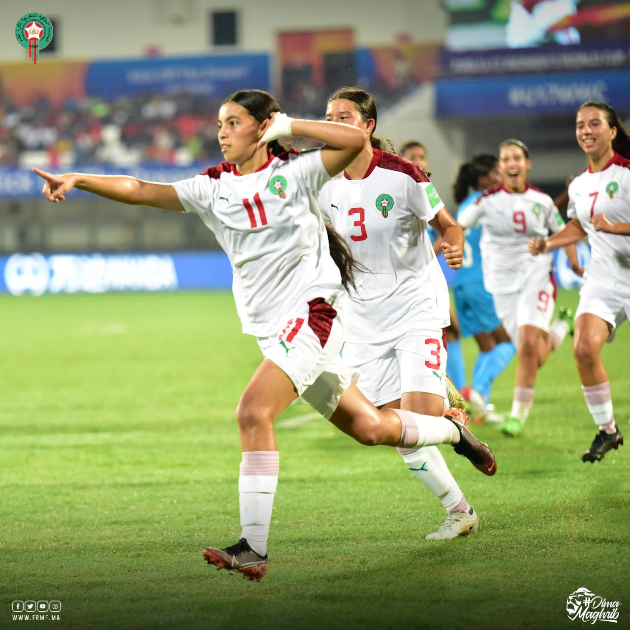 Coupe du monde féminin U17 :  Le Maroc largement vainqueur de l’Inde (3-0)