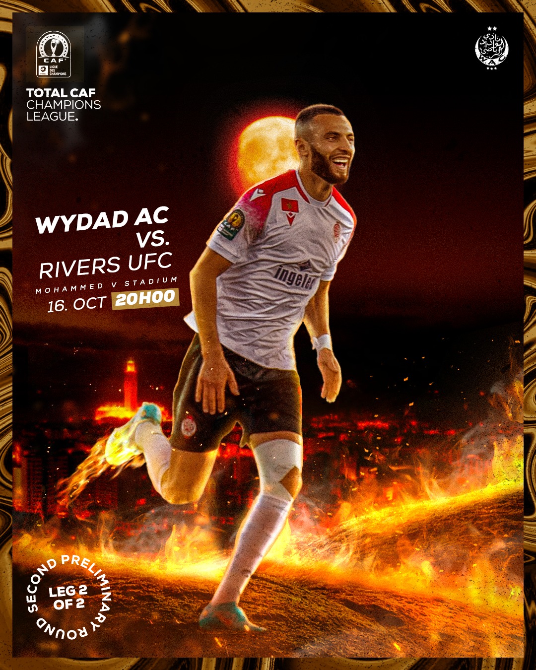 Ligue des Champions / WAC-Rivers UFC (ce soir à 20h00) : Le Wydad, entre inquiétude, prudence et espoir!