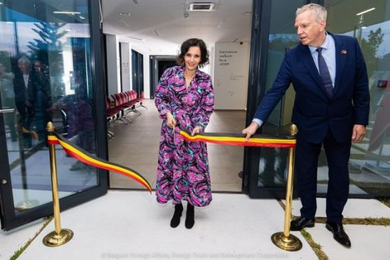 Hadja Lahbib inaugure la nouvelle ambassade de Belgique à Rabat