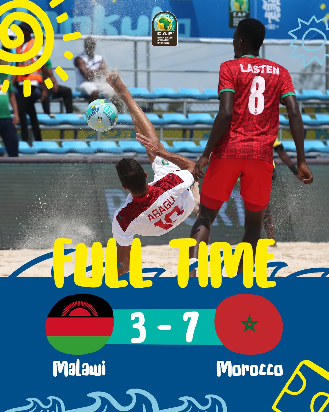 CAN / Beach Soccer 2022 : Le Maroc demi-finaliste