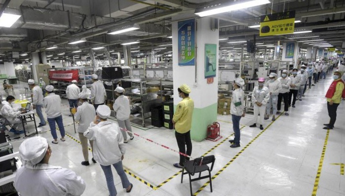 Covid-19 : La Chine confine la plus grande usine d’iPhone au monde