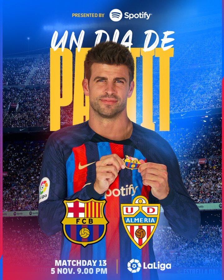 Barça/Piqué : Un bel hommage ce soir au futur proche retraité !