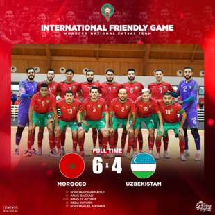 Futsal : Deuxième victoire du Maroc face à l'Ouzbékistan en amical (6-4)
