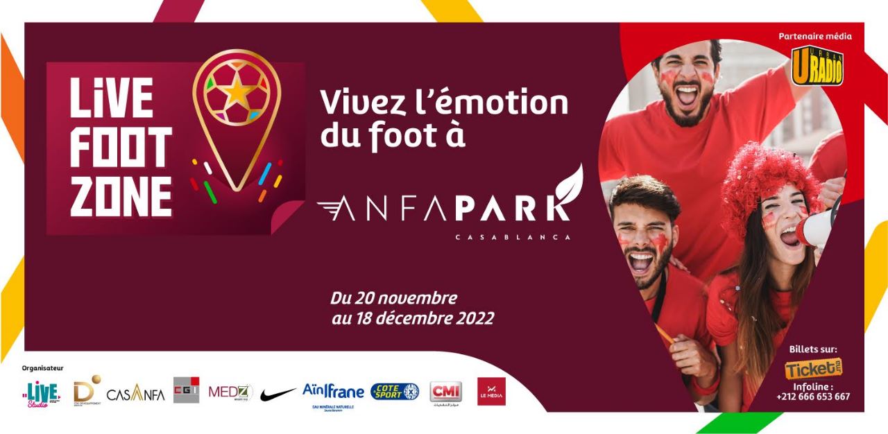 Casablanca/Qatar 2022 : Deux « Live Foot Zone » pour suivre la Coupe du Monde