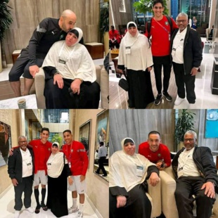 Mondial 2022/ Lu sur Twitter : Hier nos Lions ont eu la visite des familles et proches
