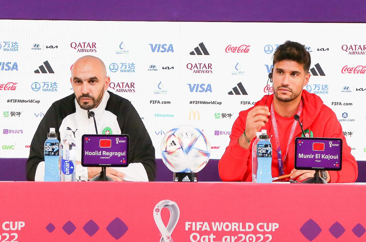 Conférence de presse de Regragui : "J'espère que l'Espagne ne saura pas quoi faire du ballon"