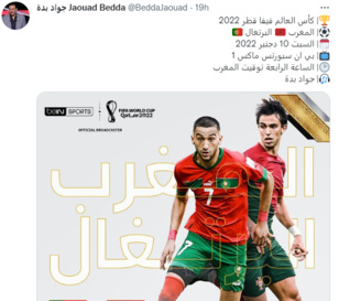 Mondial 2022 / Lu sur Twitter / Regragui : ‘’Ce qu’on a fait, c’est bien, mais aller plus loin c’est mieux ! ‘’